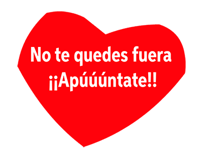 No te quedes fuera ¡apúúúntate!