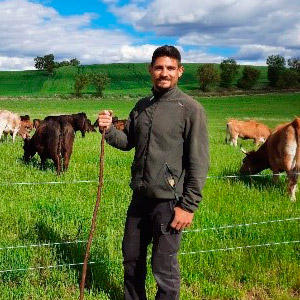 Carne de la buena. Andrés Gómez. Ganadería regenerativa. Ribera del Arlanza