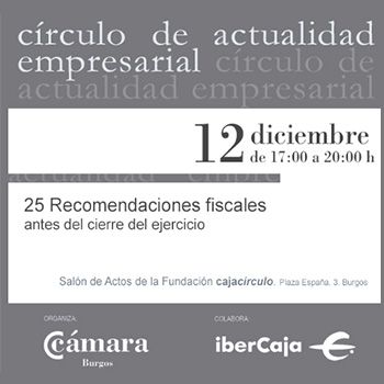 25 Recomendaciones fiscales antes del cierre del ejercicio