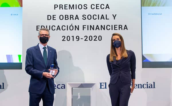 Fundación Cjacírculo galardonada en los premios Ceca de Obra Social 2019-2020
